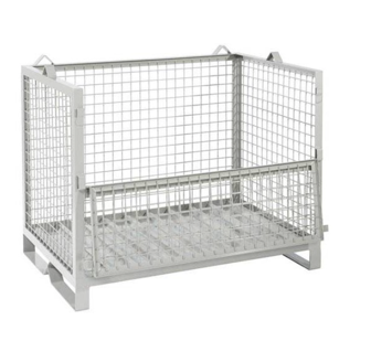 Caisse Grillagée Métal